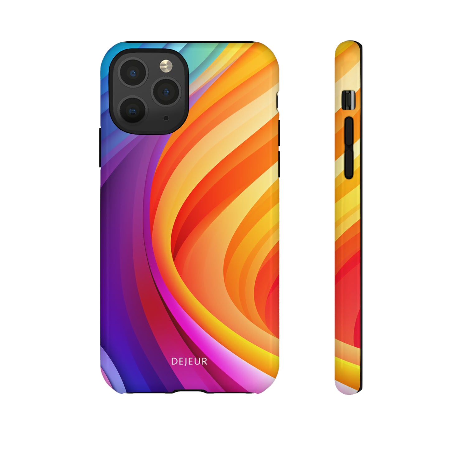 Rainbow Waves - iPhone Tough Case