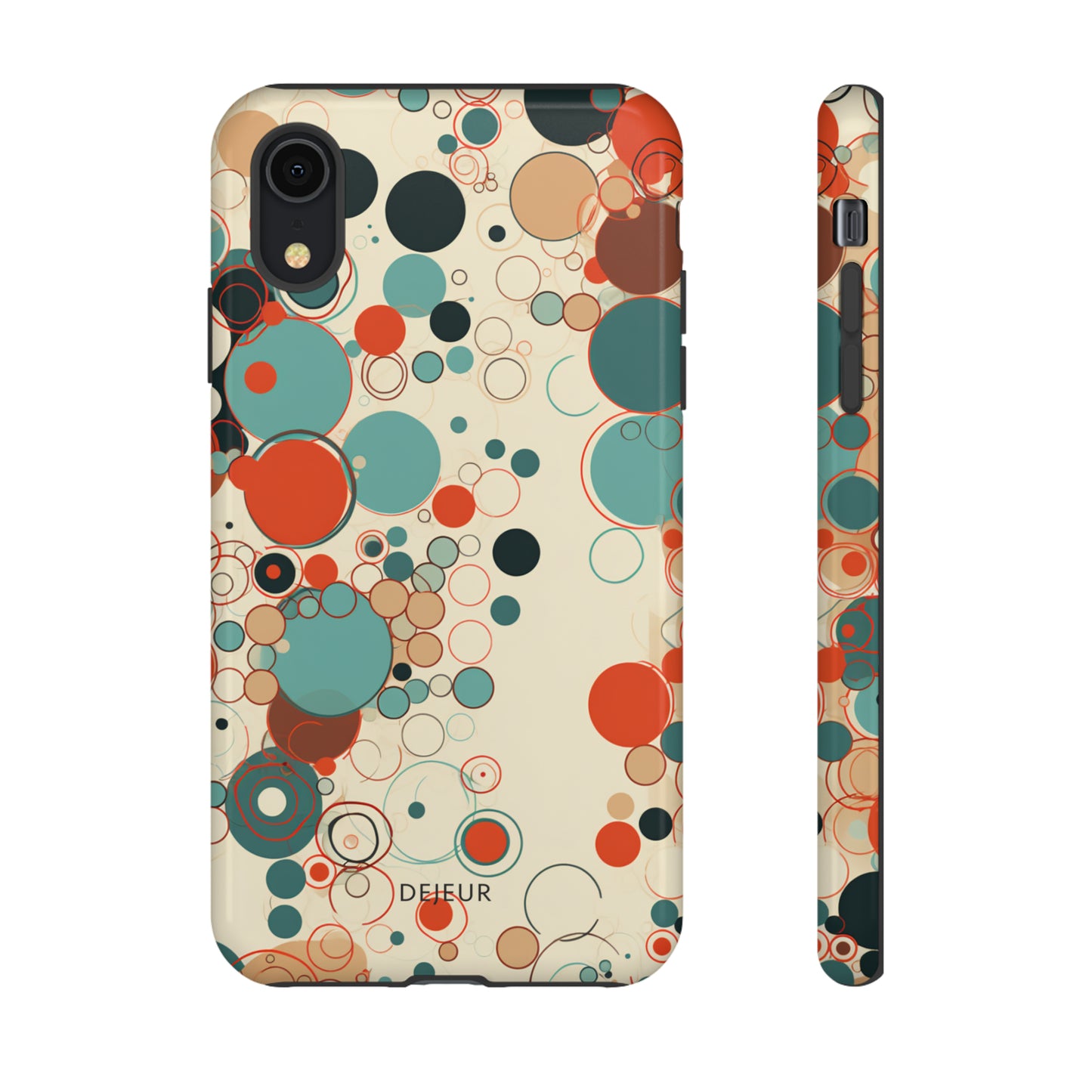 Pastel Line Circles - iPhone Tough Case