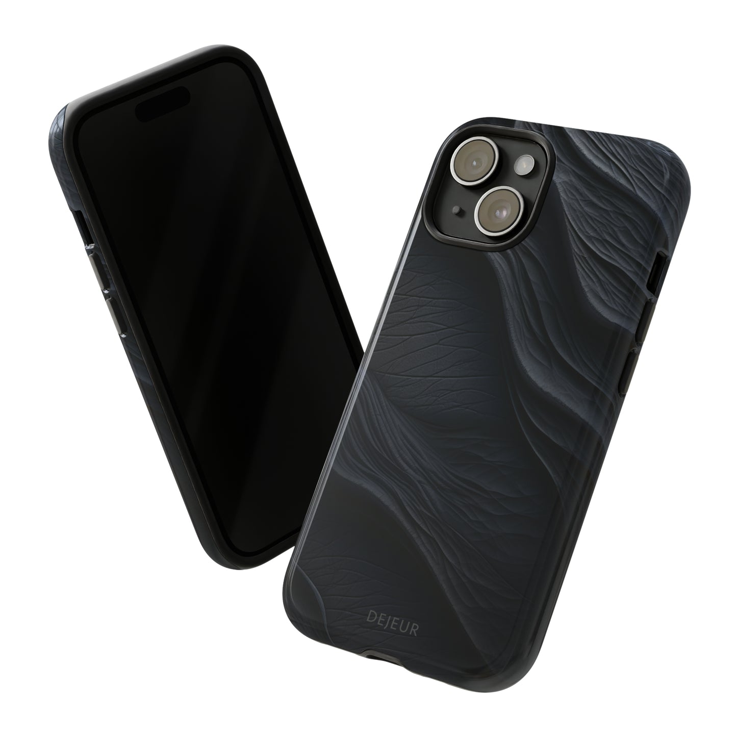 Charcoal Ripples - iPhone Tough Case