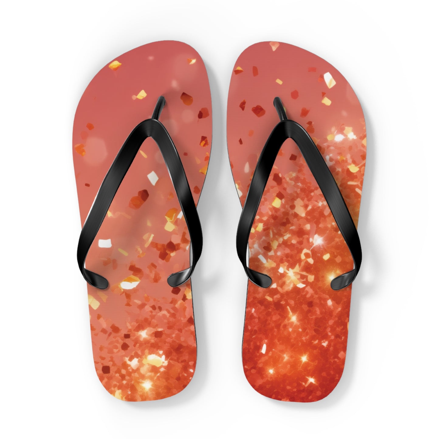 Rose Confetti Glitter - Flip Flops