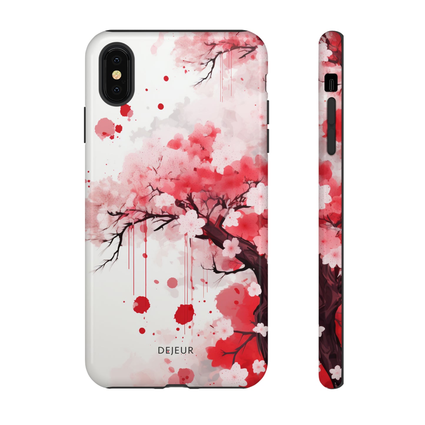 Cherry Blossom Painting - iPhone Tough Case