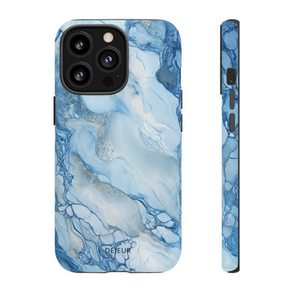 Sky Blue Marble - iPhone Tough Case