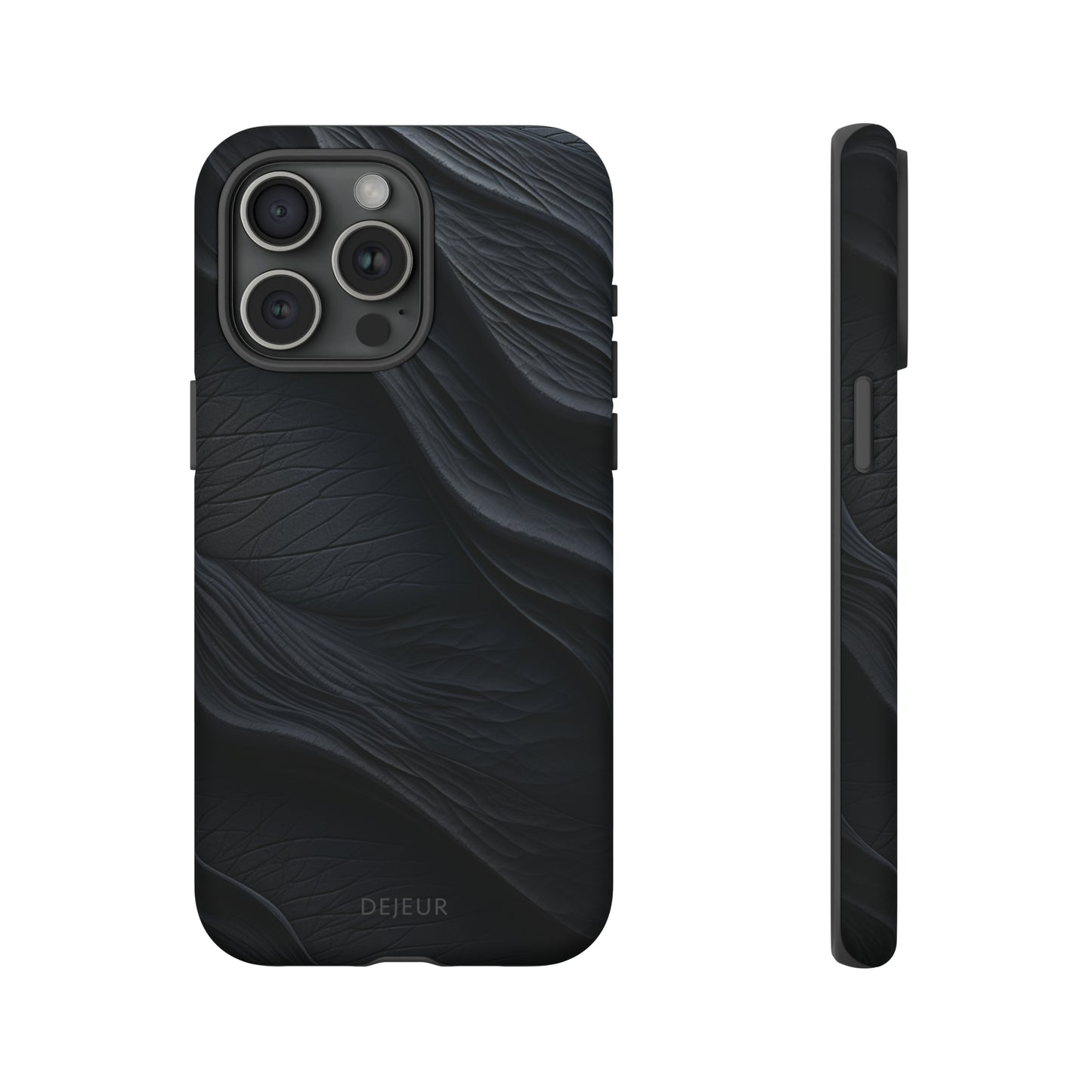 Charcoal Ripples - iPhone Tough Case