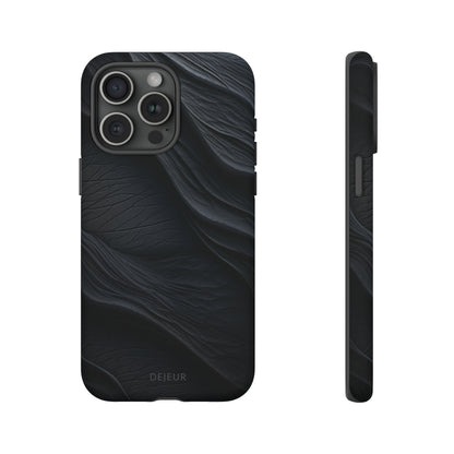 Charcoal Ripples - iPhone Tough Case