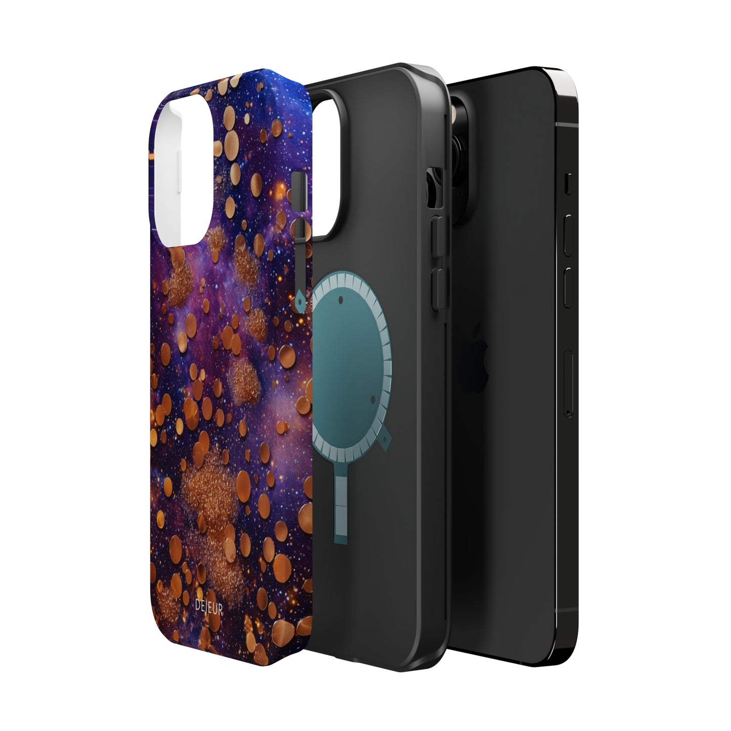 Cosmic Glitter Circles - iPhone MagSafe Tough Case