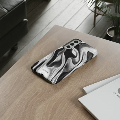 Misty Waves Monochrome - Samsung Galaxy Tough Case