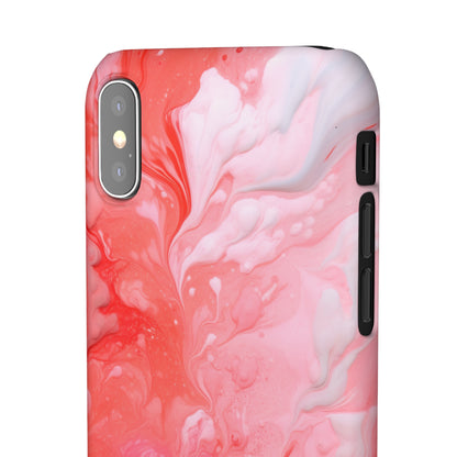 Rose Pink Marble - iPhone Snap Case