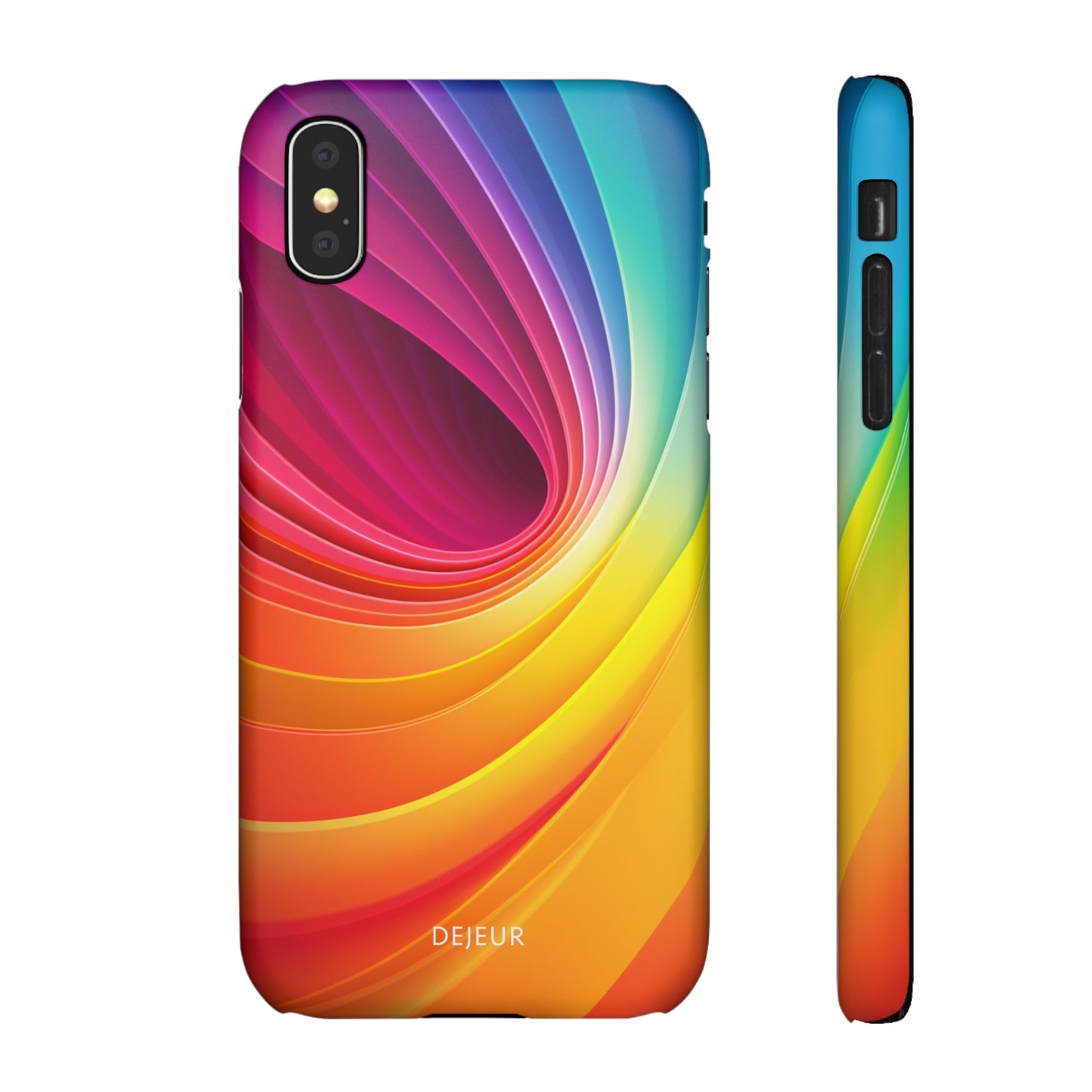 Rainbow Swirl - iPhone Snap Case