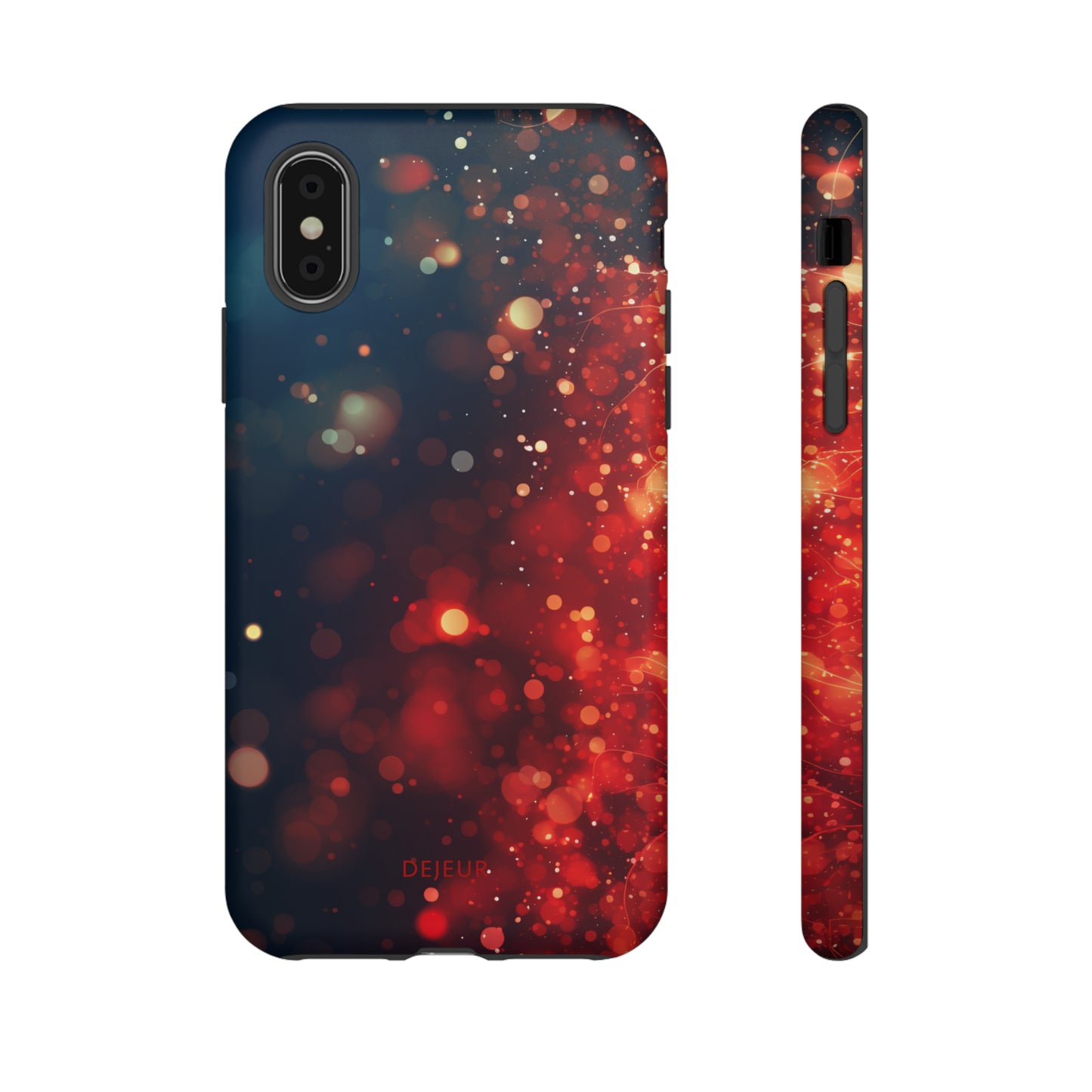 Midnight Red Shimmer - iPhone Tough Case