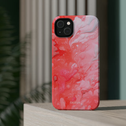 Rose Pink Marble - iPhone MagSafe Tough Case