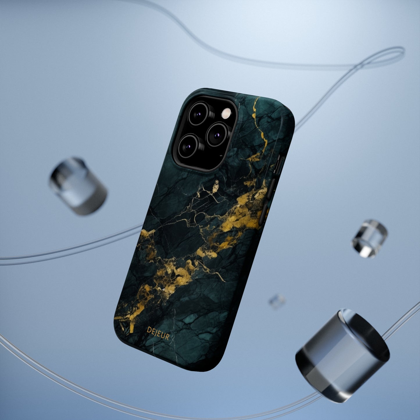 Gold Shadow Marble - iPhone MagSafe Tough Case