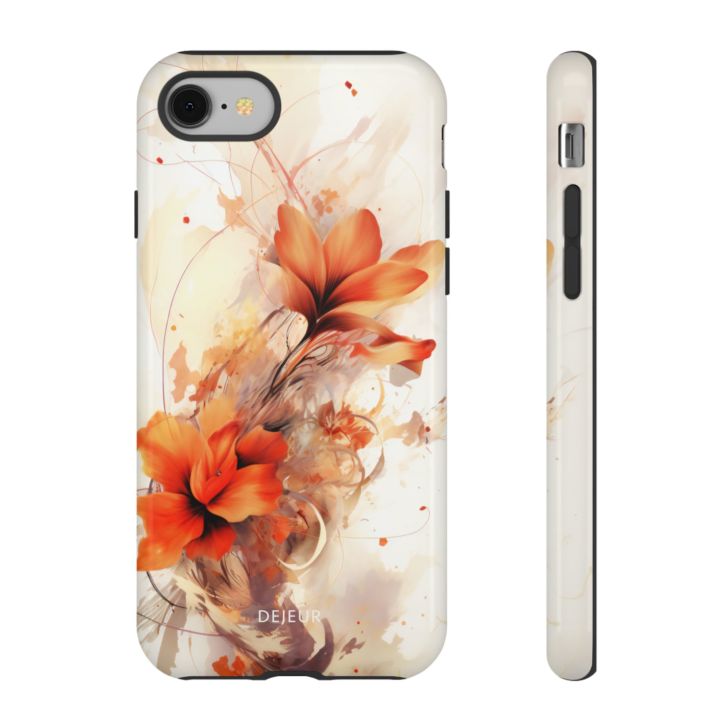 Classic Floral Beige - iPhone Tough Case