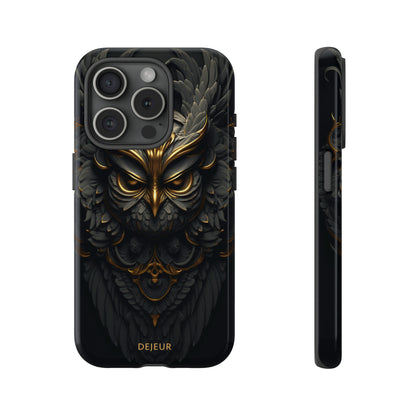 Golden Dark Owl - iPhone Tough Case