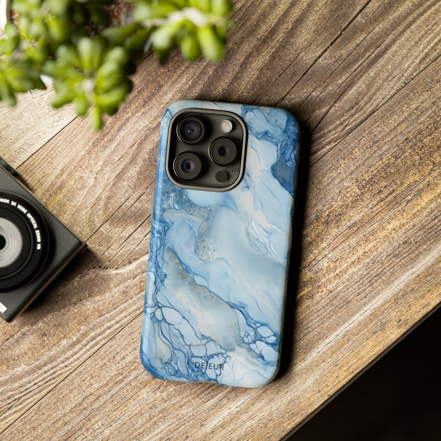 Sky Blue Marble - iPhone Tough Case