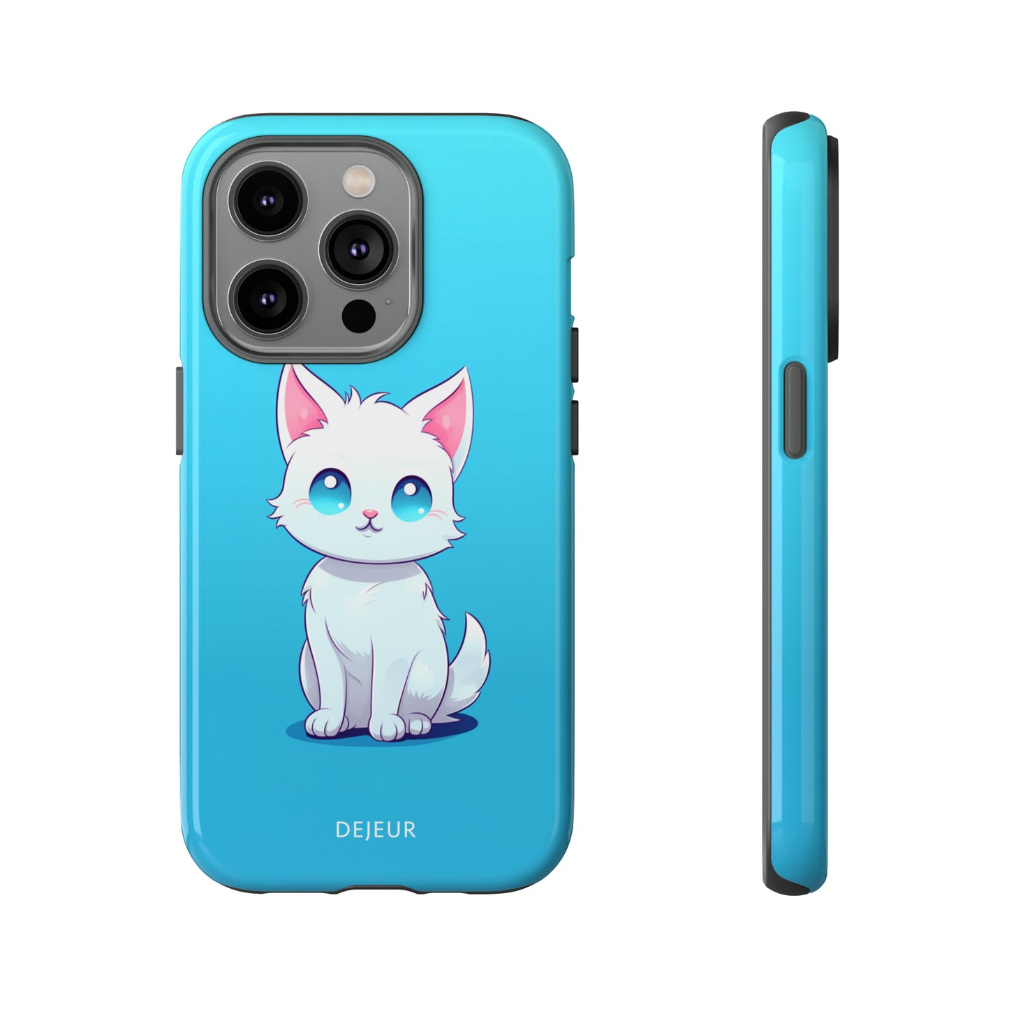 Blue Eyed Cutey Cat - iPhone Tough Case