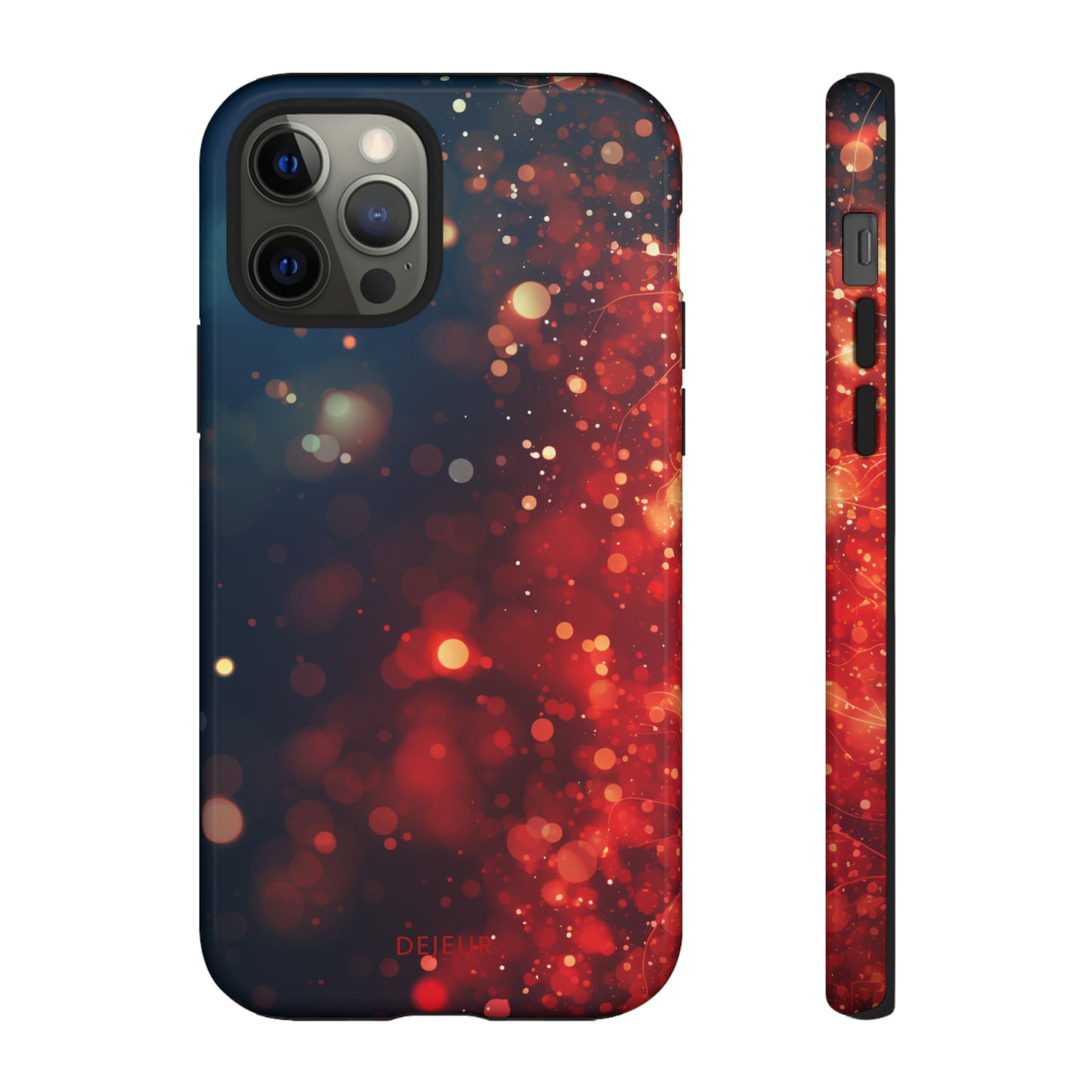 Midnight Red Shimmer - iPhone Tough Case