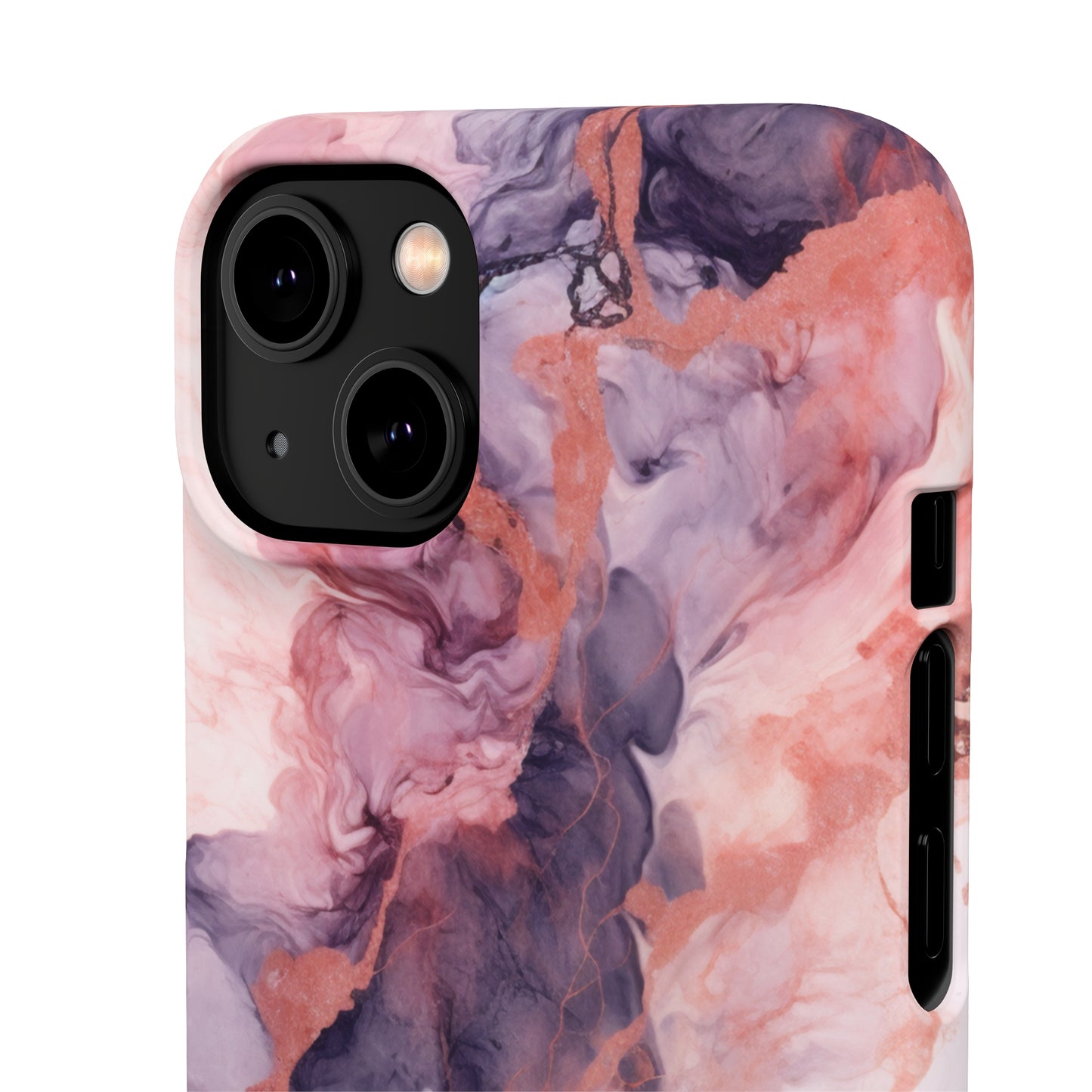 Royal Purple Marble - iPhone Snap Case