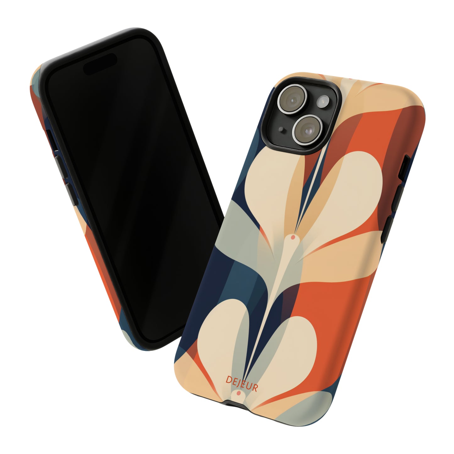 Floral Pattern Symmetrical - iPhone Tough Case