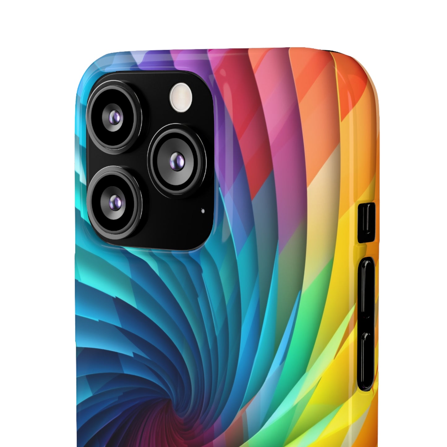 Rainbow Spiral - iPhone Snap Case