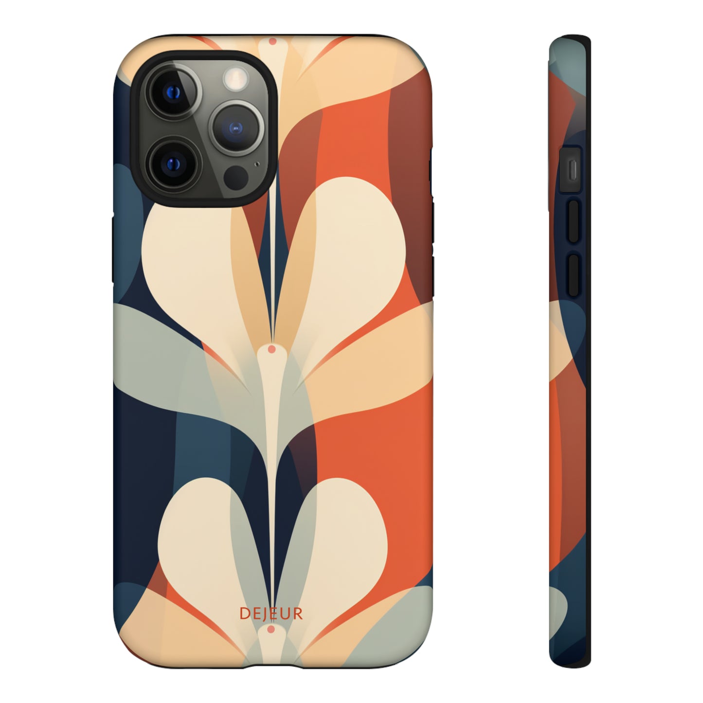 Floral Pattern Symmetrical - iPhone Tough Case