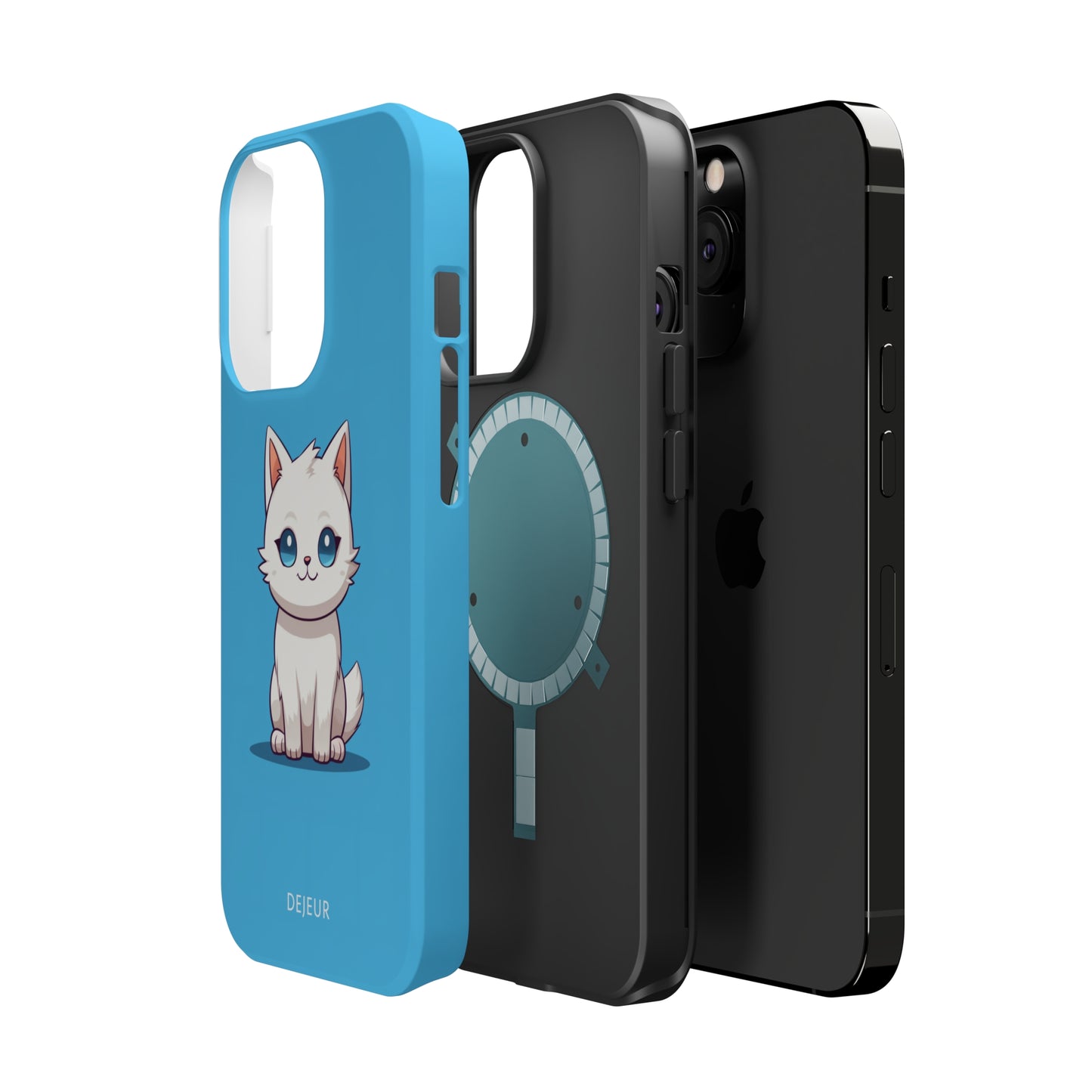 Little Blue Eyed Cat - iPhone MagSafe Tough Case