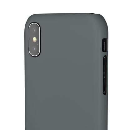 Graphite Grey - iPhone Snap Case