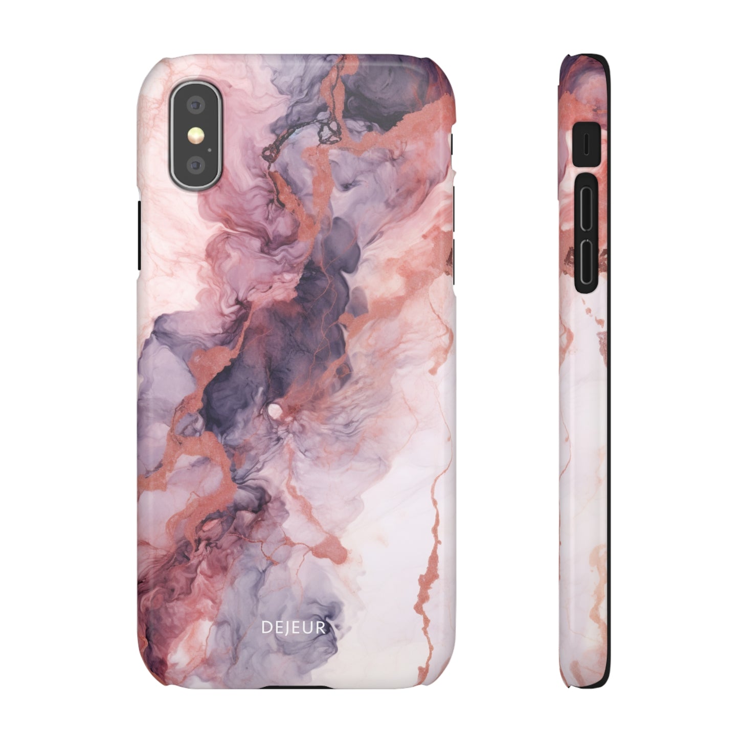 Royal Purple Marble - iPhone Snap Case