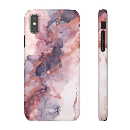 Royal Purple Marble - iPhone Snap Case