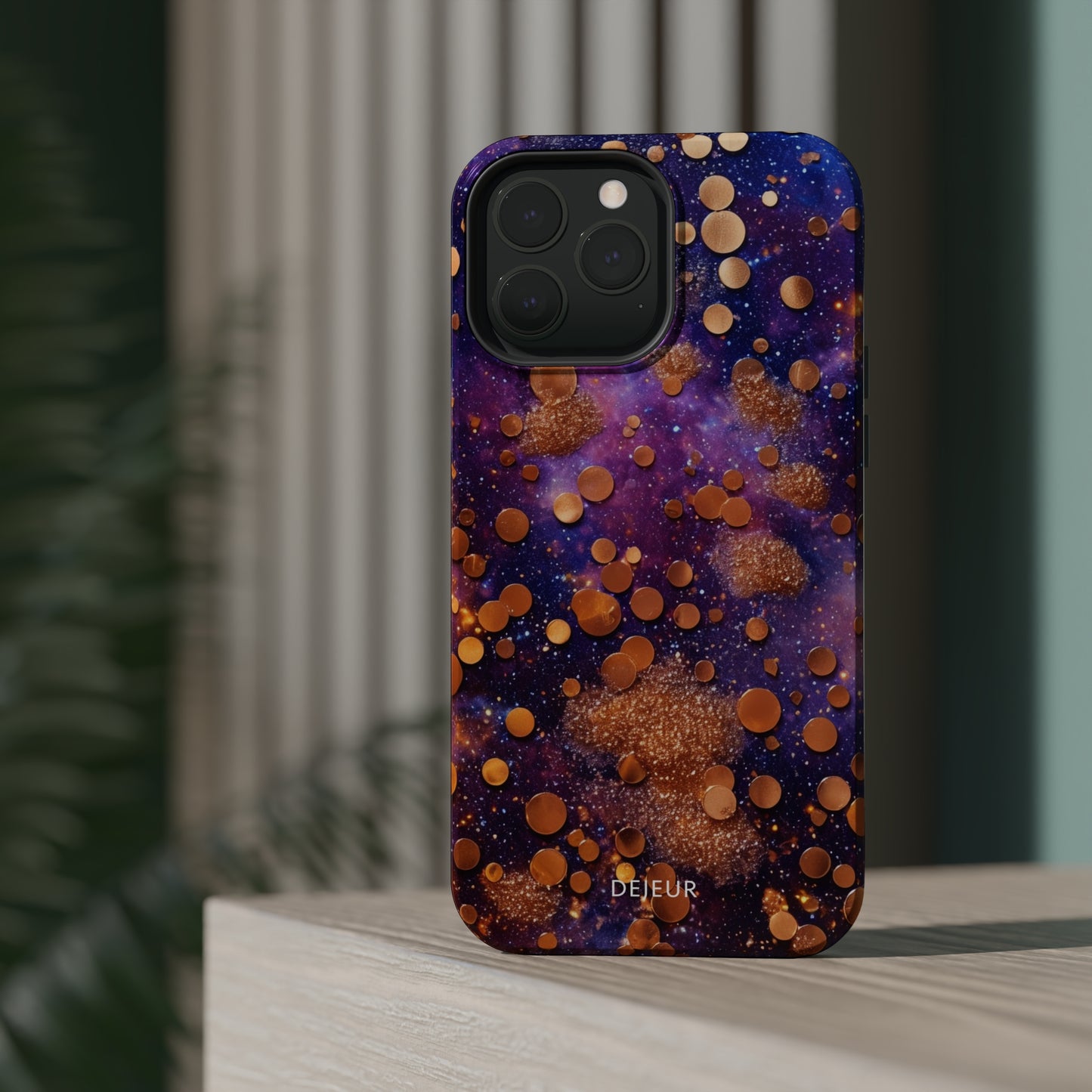 Cosmic Glitter Circles - iPhone MagSafe Tough Case