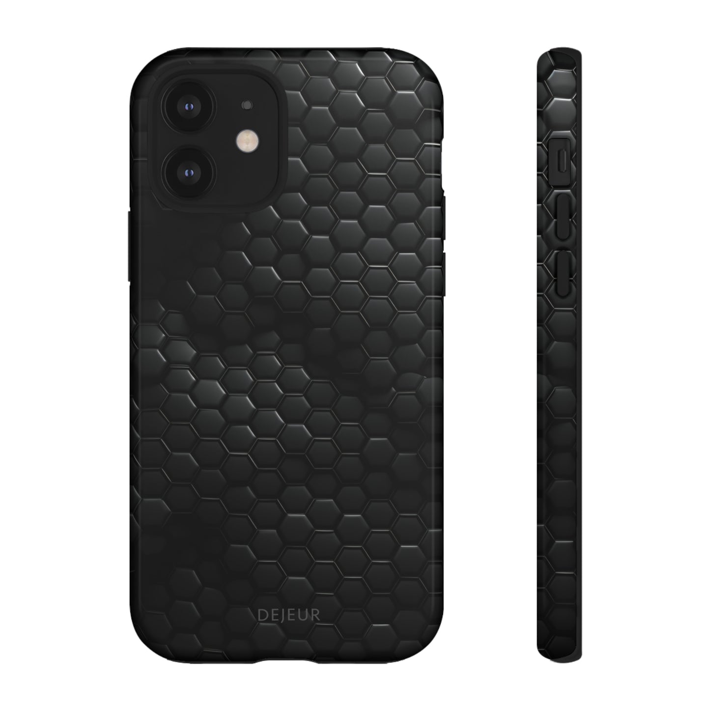 Black Carbon Matrix - iPhone Tough Case