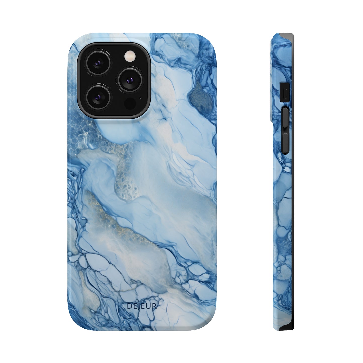 Sky Blue Marble - iPhone MagSafe Tough Case