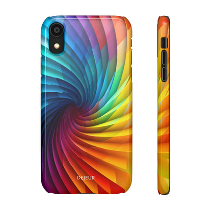 Rainbow Spiral - iPhone Snap Case