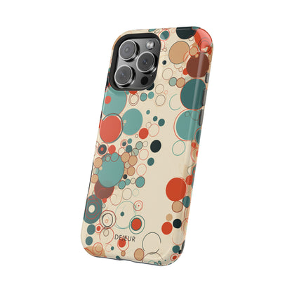 Pastel Line Circles - iPhone MagSafe Tough Case