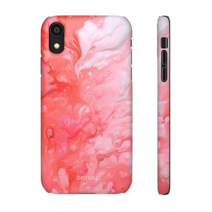 Rose Pink Marble - iPhone Snap Case