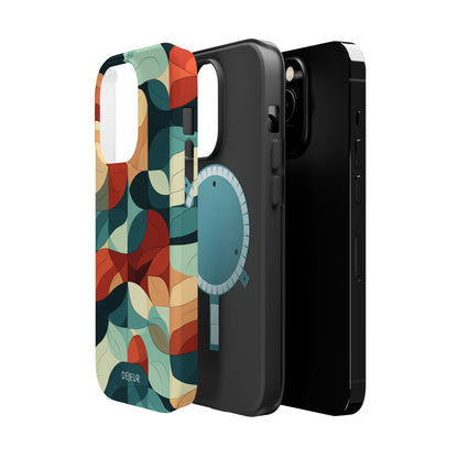 Abstract Circular Shapes - iPhone MagSafe Tough Case