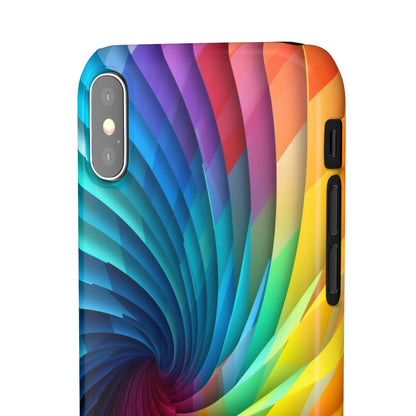 Rainbow Spiral - iPhone Snap Case