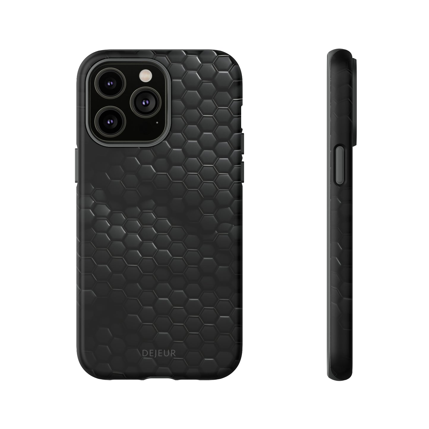 Black Carbon Matrix - iPhone Tough Case