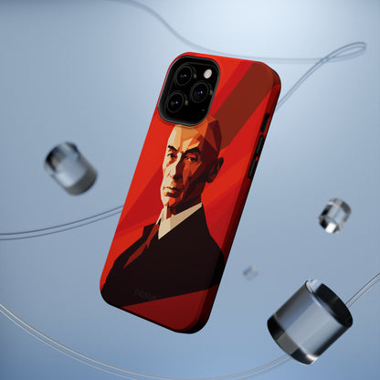 Oppenheimer Minimalist Portrait - iPhone MagSafe Tough Case