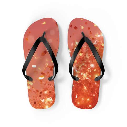 Rose Confetti Glitter - Flip Flops