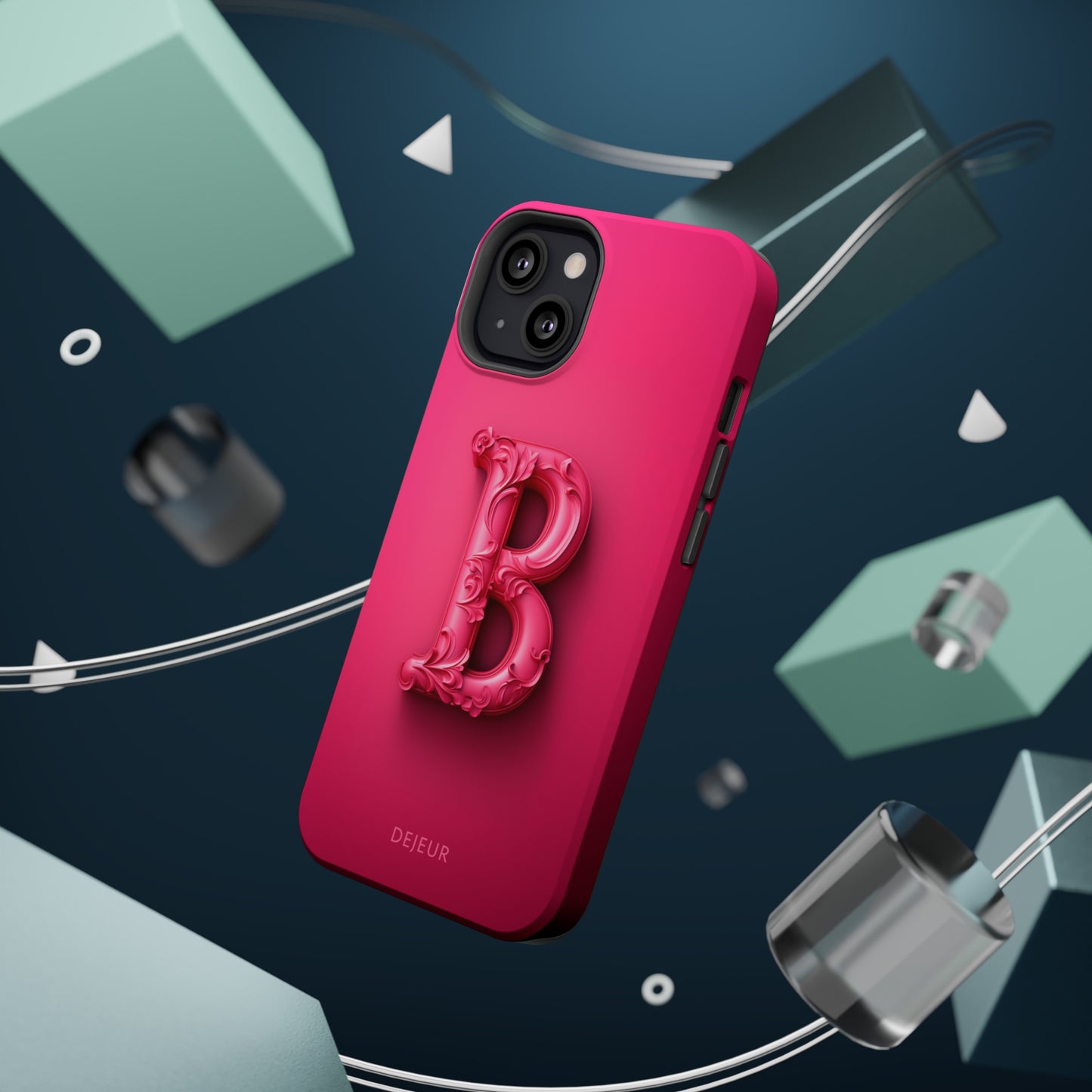 B Hot Pink - iPhone MagSafe Tough Case