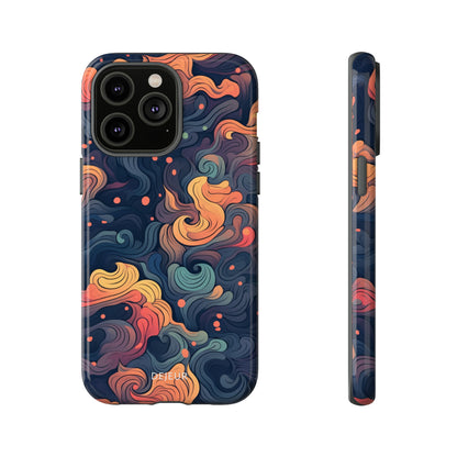 Fox Tail Swirls - iPhone Tough Case