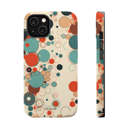 Pastel Line Circles - iPhone MagSafe Tough Case