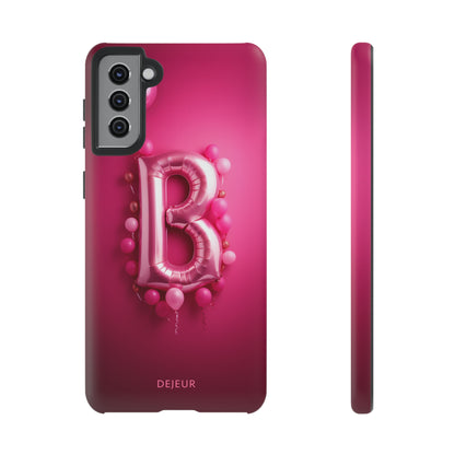 B Magenta Pink Balloons - Samsung Galaxy Tough Case