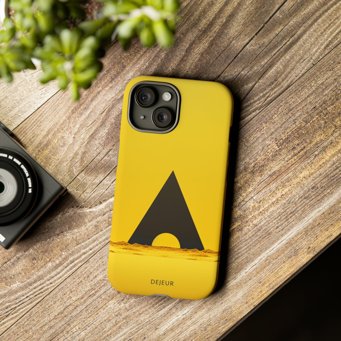 Sun Triangle Yellow - iPhone Tough Case