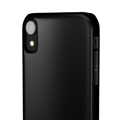 Pure Black - iPhone Snap Case