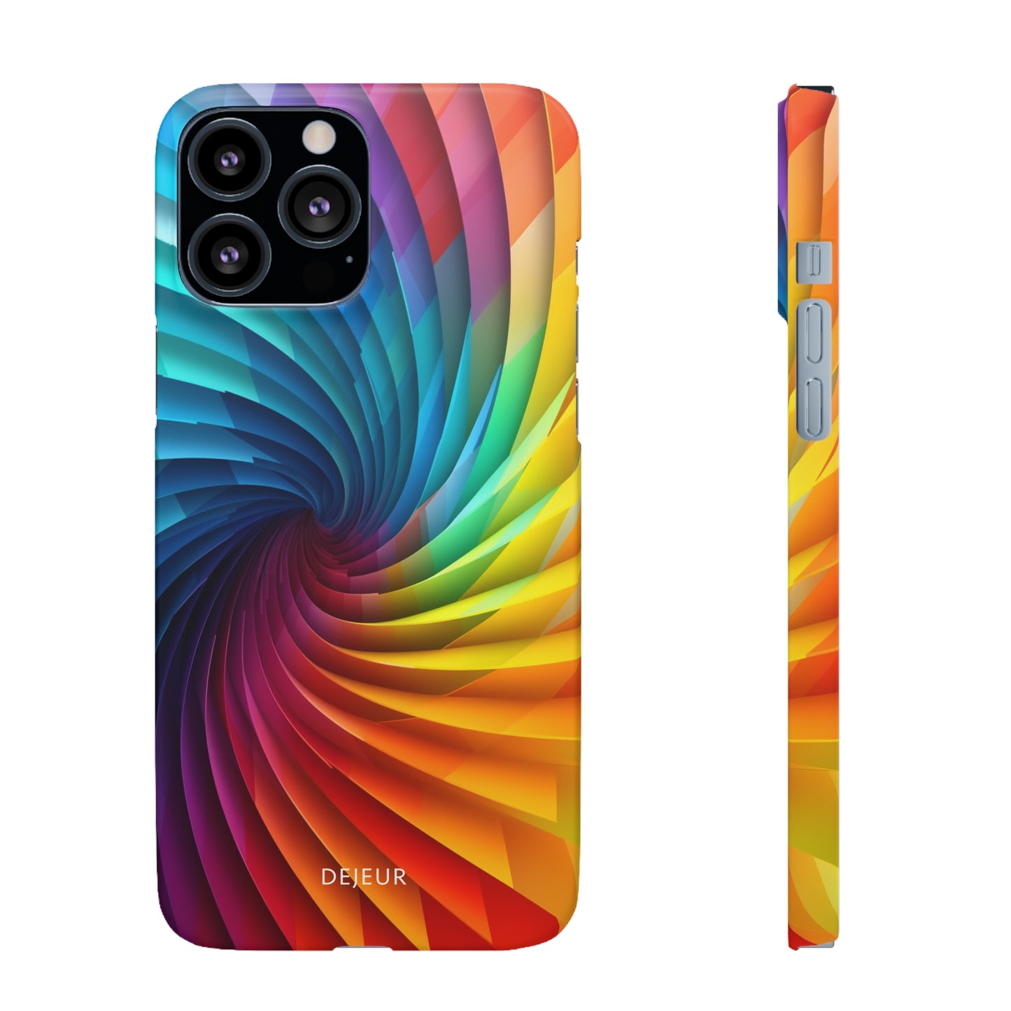 Rainbow Spiral - iPhone Snap Case