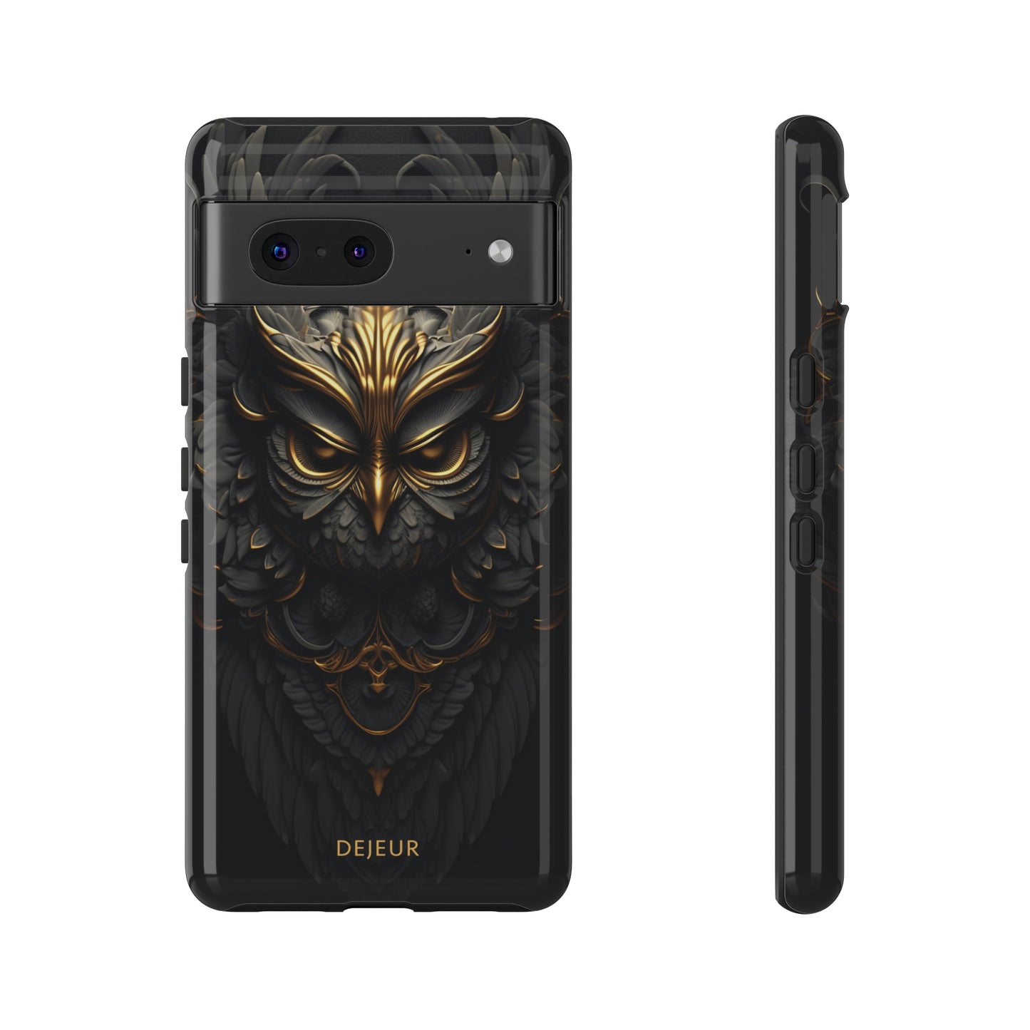 Golden Dark Owl - Google Pixel Tough Case