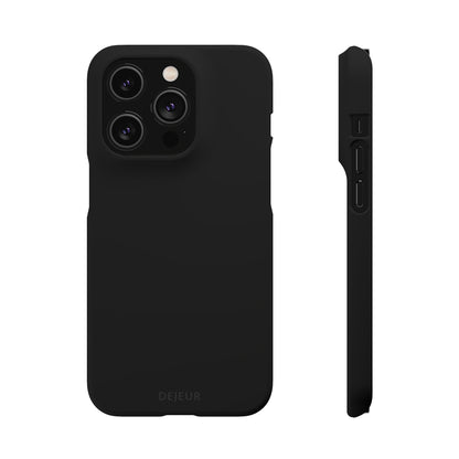 Pure Black - iPhone Snap Case