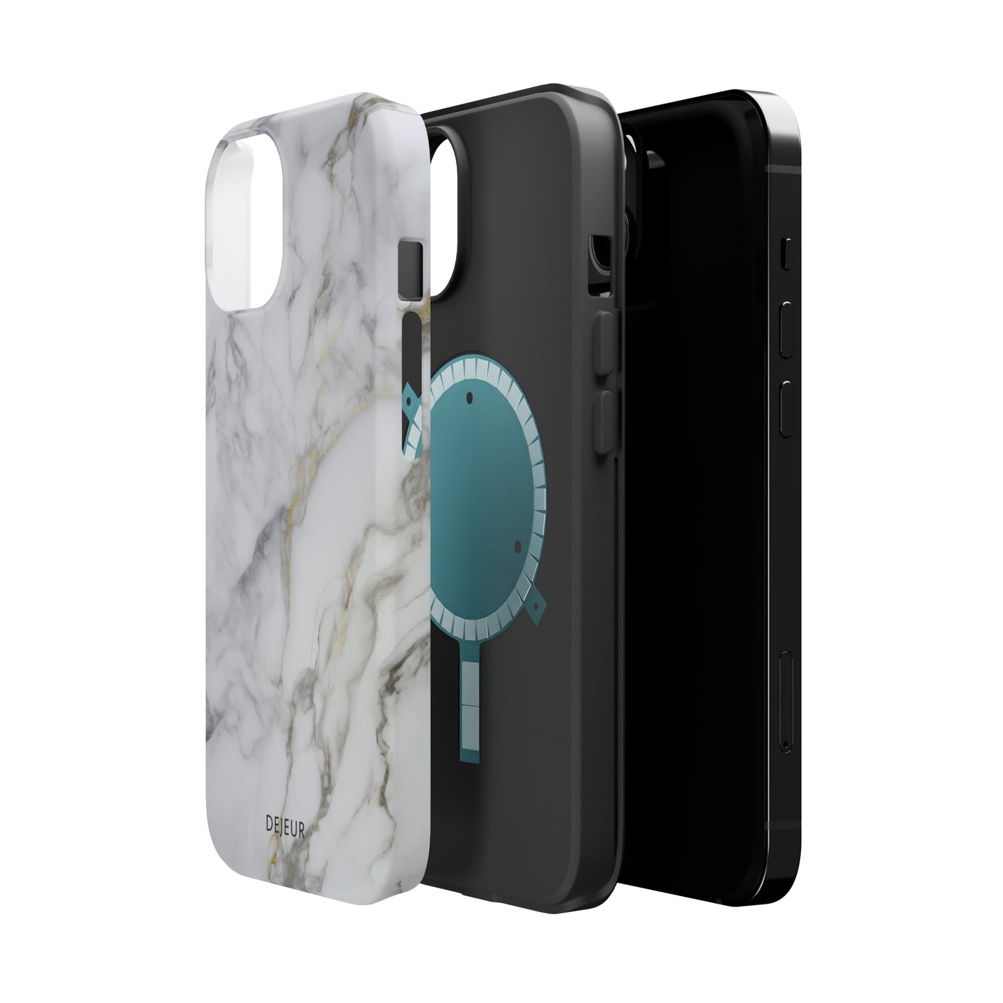 Touch of Gold Classic Marble - iPhone MagSafe Tough Case