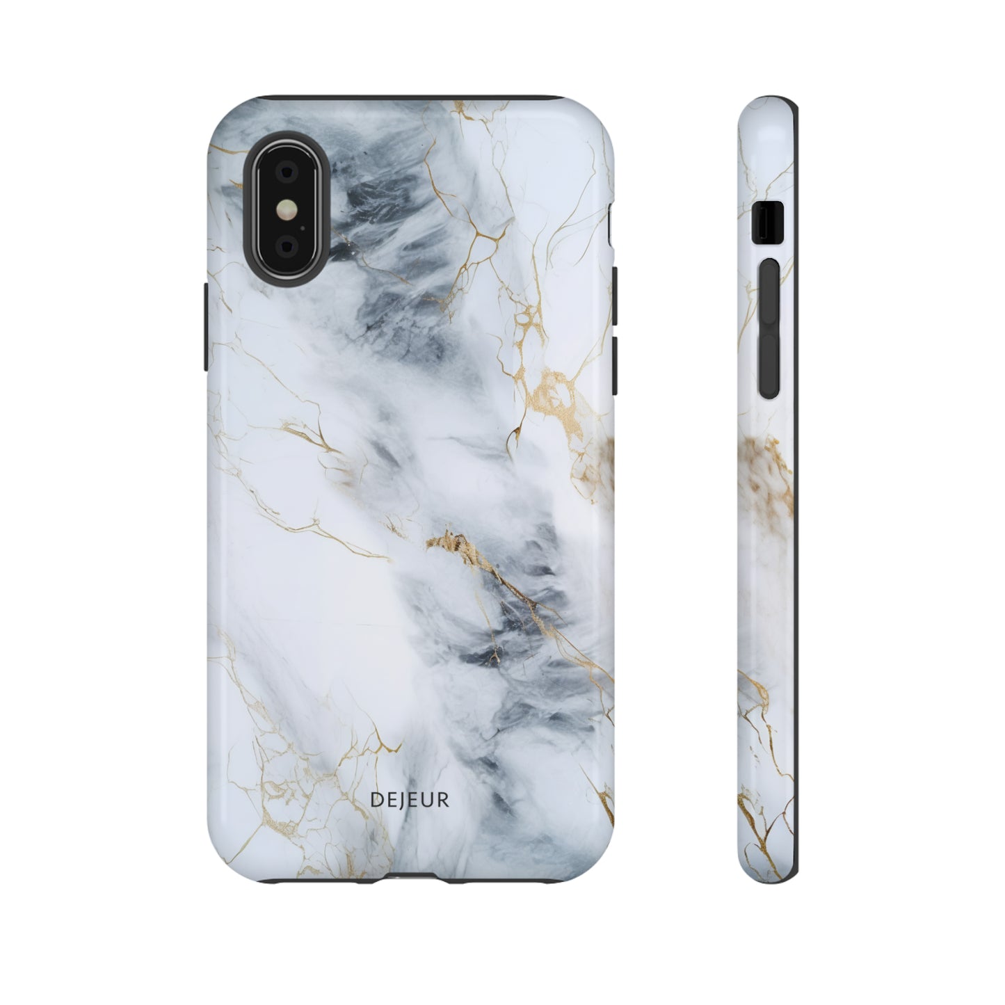 White Gold Marble - iPhone Tough Case